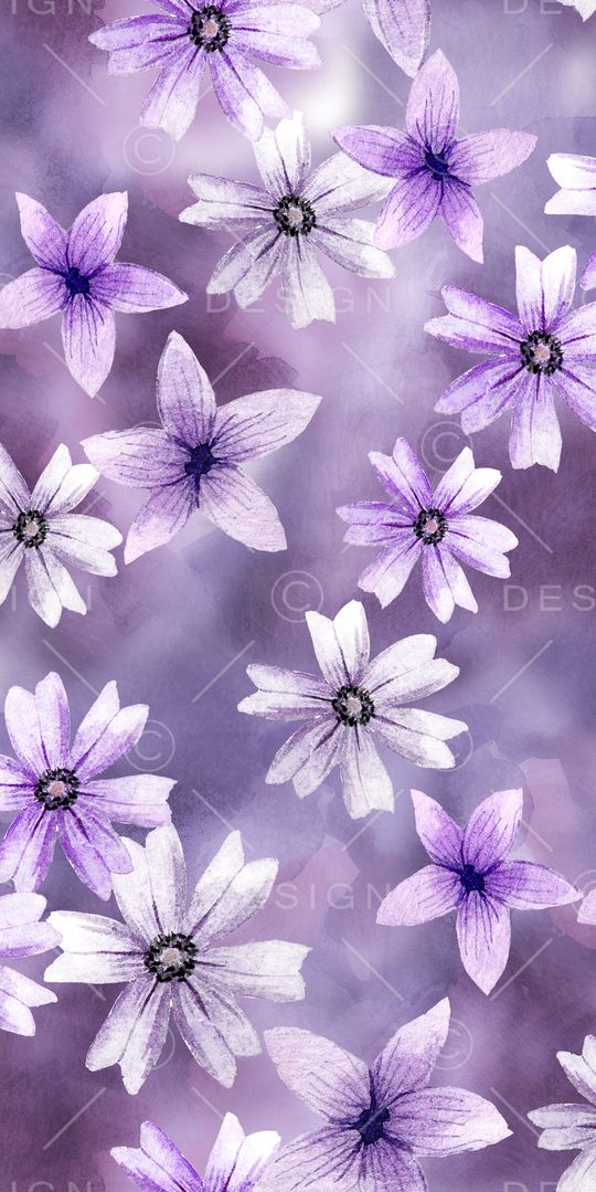 手绘花卉印花华亿平台图片