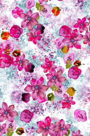 花朵印花华亿平台图片