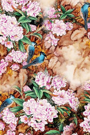 花朵印花华亿平台图片