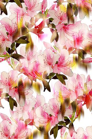 抽象彩绘纹理花卉数码印花印花华亿平台图片