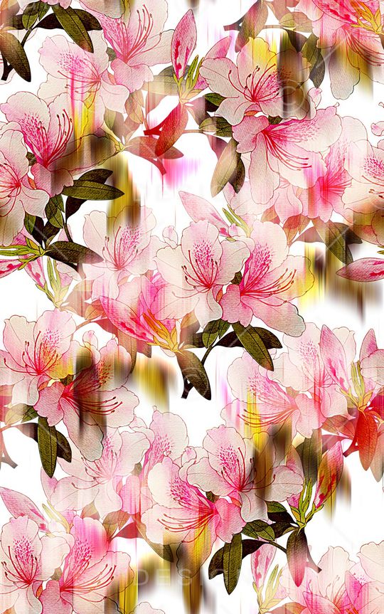 抽象彩绘纹理花卉数码印花印花华亿平台图片