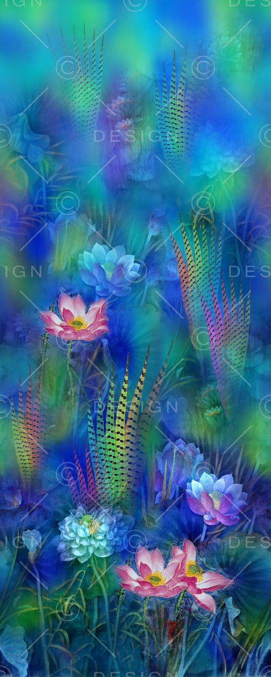 中国风印花华亿平台图片