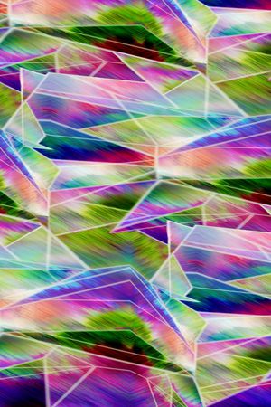 不规则几何印花华亿平台图片