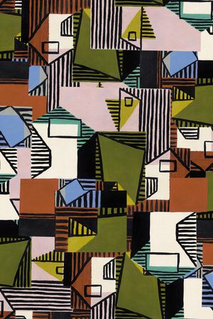 几何印花华亿平台图片