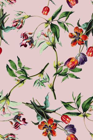 花朵印花华亿平台图片