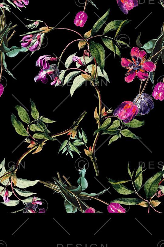 花朵印花华亿平台图片