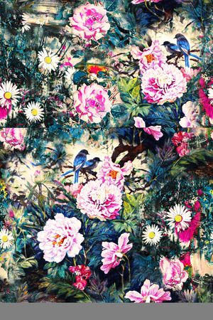 花朵印花华亿平台图片