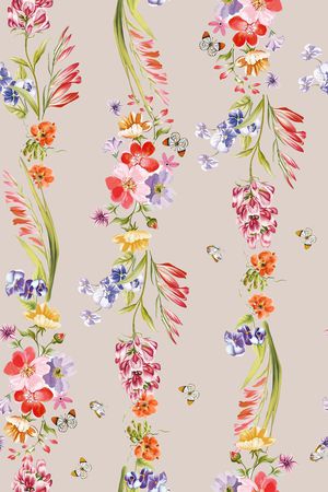 小碎花印花华亿平台图片