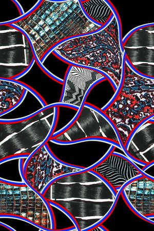 洋阳---抽象印花华亿平台图片