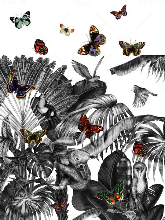 植物印花华亿平台图片