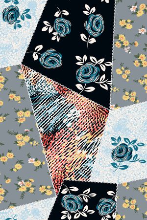 几何印花华亿平台图片