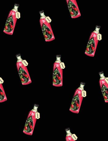 手绘花卉印花华亿平台图片