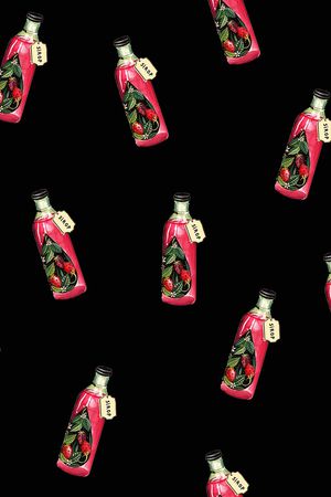 手绘花卉印花华亿平台图片