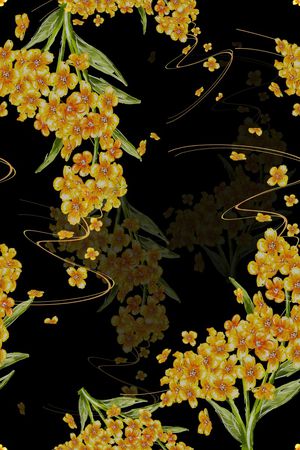 罂粟花印花华亿平台图片