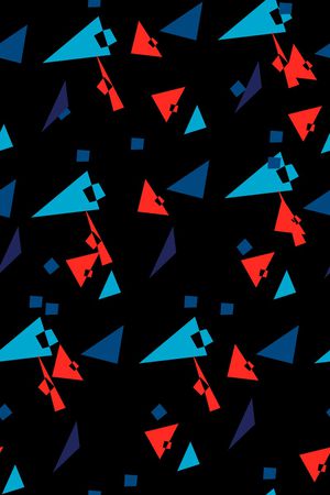 不规则几何印花华亿平台图片