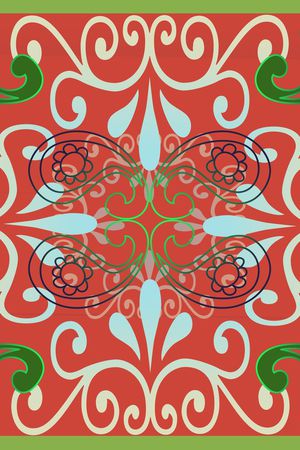 风格化花卉印花华亿平台图片