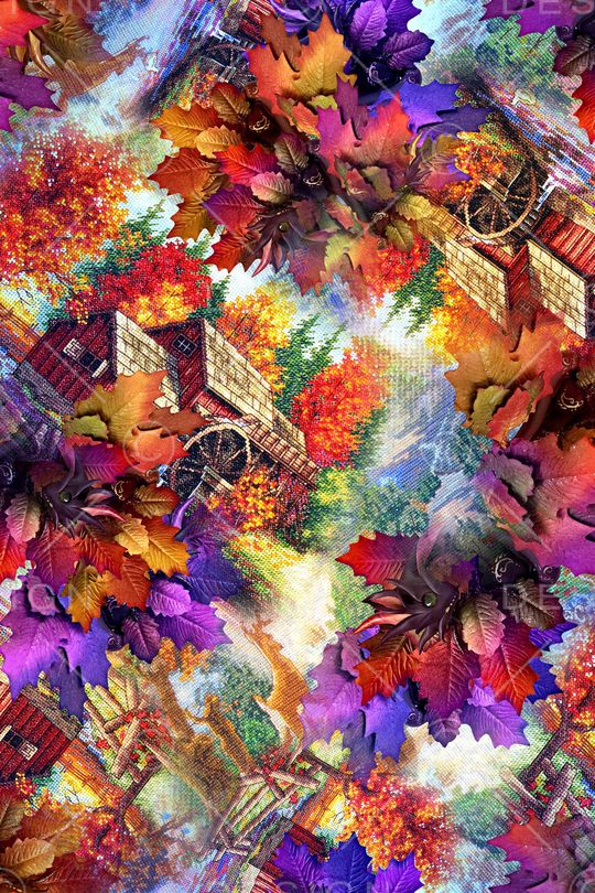 抽象印花华亿平台图片