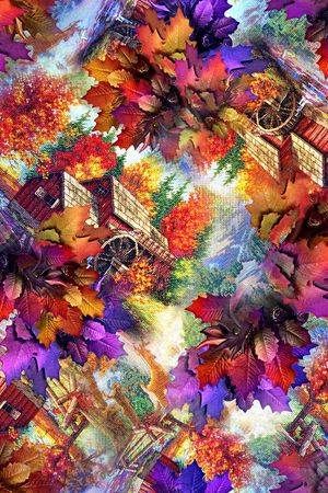 抽象印花华亿平台图片