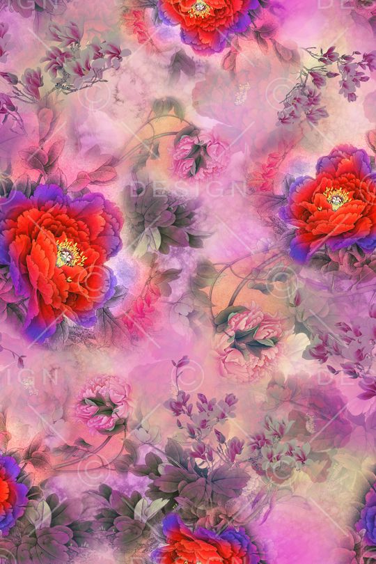 抽象印花华亿平台图片