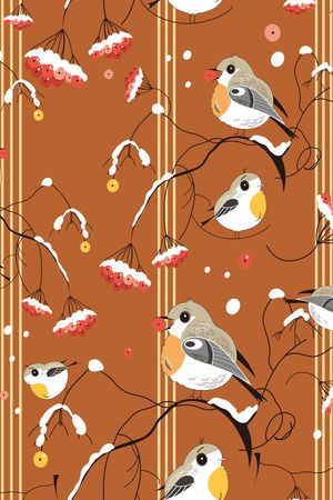 装饰、鸟、果子印花华亿平台图片