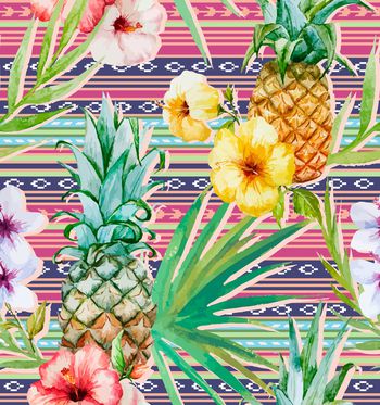 菠萝印花华亿平台图片