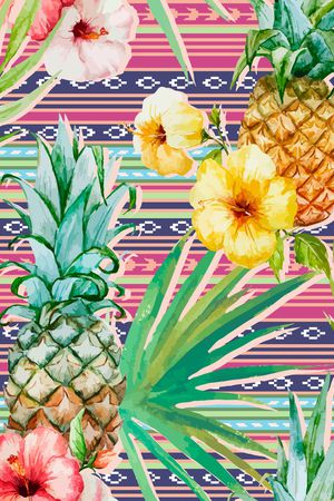 菠萝印花华亿平台图片