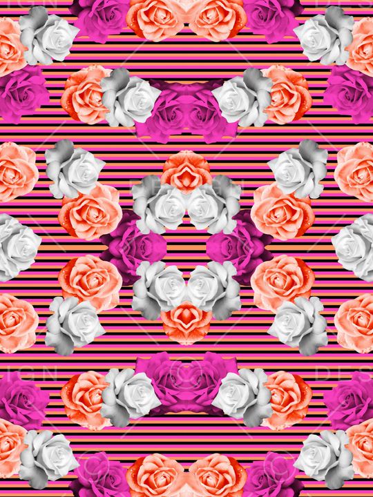 条纹印花华亿平台图片