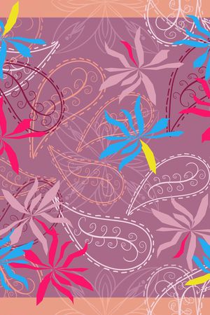 丝巾围巾秀场印花华亿平台图片