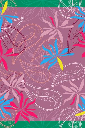 丝巾围巾秀场印花华亿平台图片