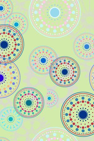 装饰、圆、齿轮印花华亿平台图片