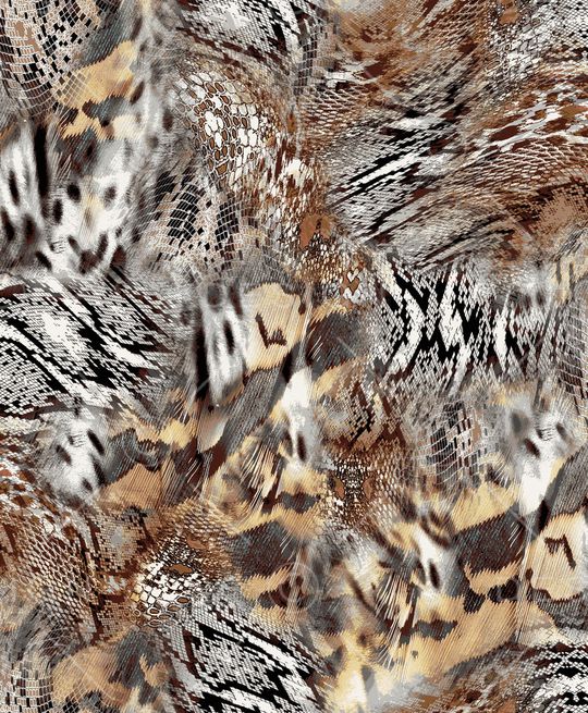 豹纹印花华亿平台图片