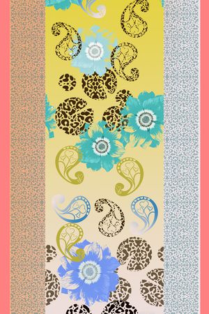 风格化花卉印花华亿平台图片