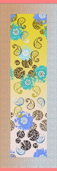 风格化花卉印花华亿平台图片