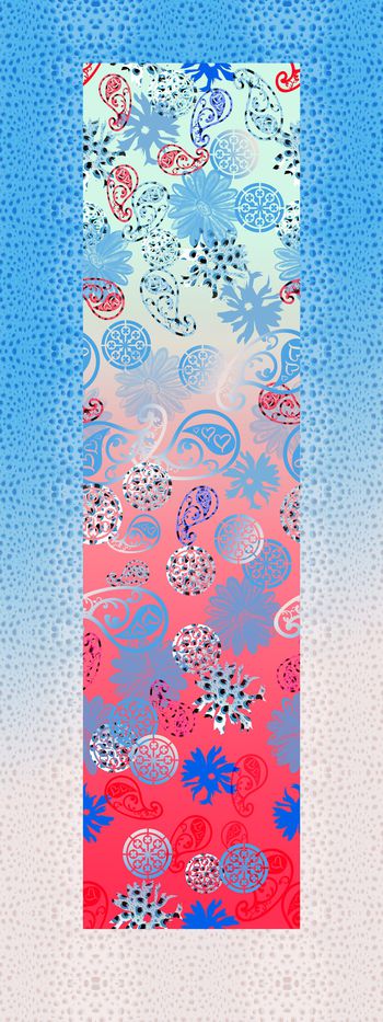 773191-170114民族风主题丝巾(佩斯利