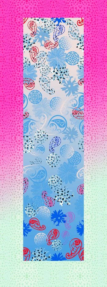 773197-170114民族风主题丝巾(佩斯利