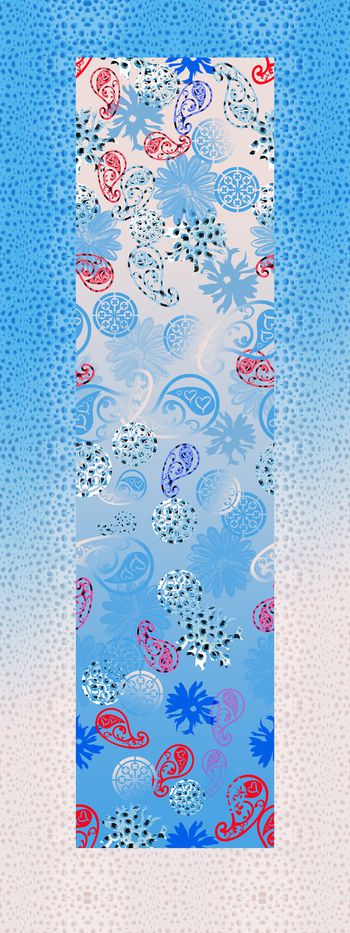 773199-170114民族风主题丝巾(佩斯利