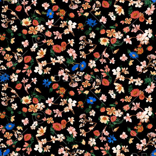 小碎花印花华亿平台图片