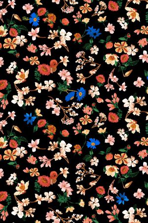 小碎花印花华亿平台图片