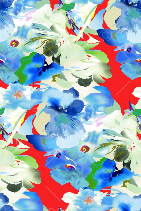 乱花印花华亿平台图片