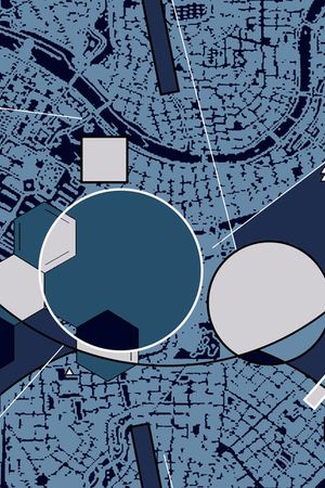 几何形印花华亿平台图片