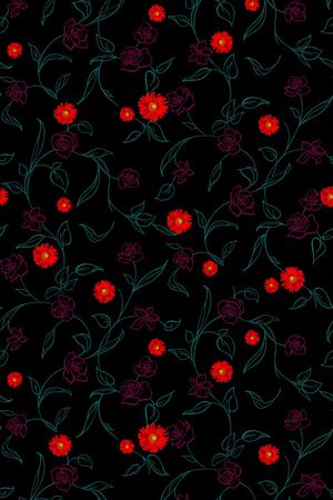 花朵印花华亿平台图片