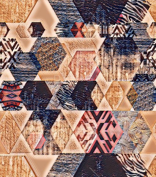 色块印花华亿平台图片