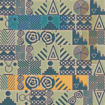 色块印花华亿平台图片