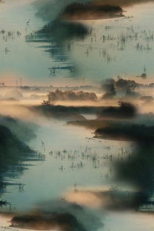 手绘印花华亿平台图片