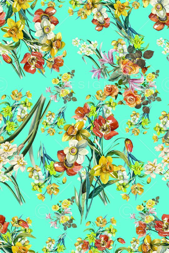 手绘印花华亿平台图片