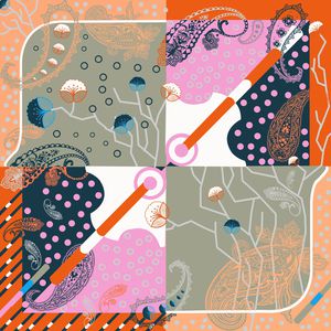 火腿花印花华亿平台图片