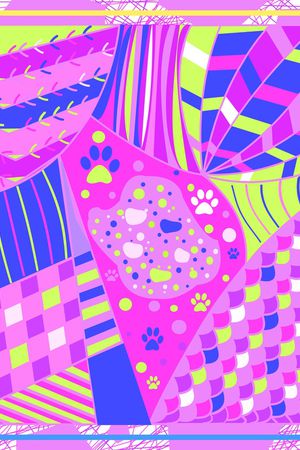 现代、构成、装饰印花华亿平台图片