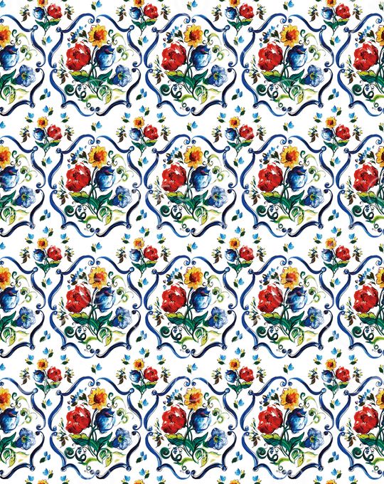 玫瑰印花华亿平台图片