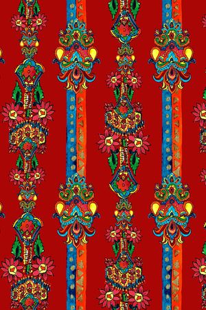 中国风印花华亿平台图片