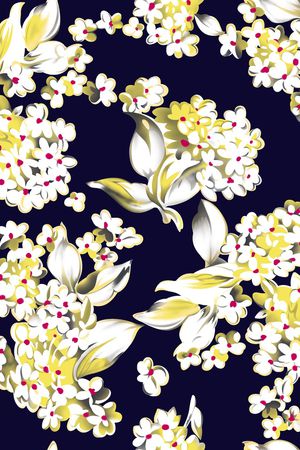 小碎花印花华亿平台图片